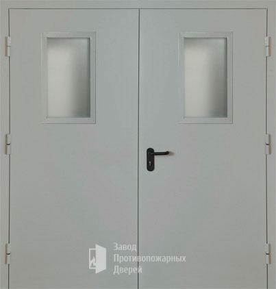 Фото двери «Двупольная со стеклом EI-30» в Звенигороду