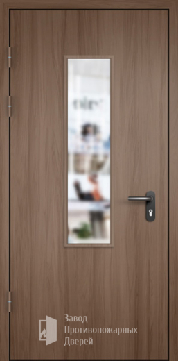 Фото двери «МДФ однопольная со стеклом №7» в Звенигороду