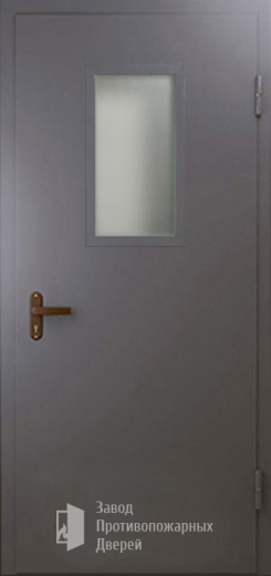 Фото двери «Техническая дверь №4 однопольная со стеклопакетом» в Звенигороду