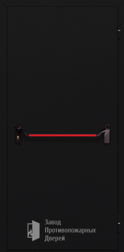 Фото двери «Однопольная глухая с антипаникой №44» в Звенигороду