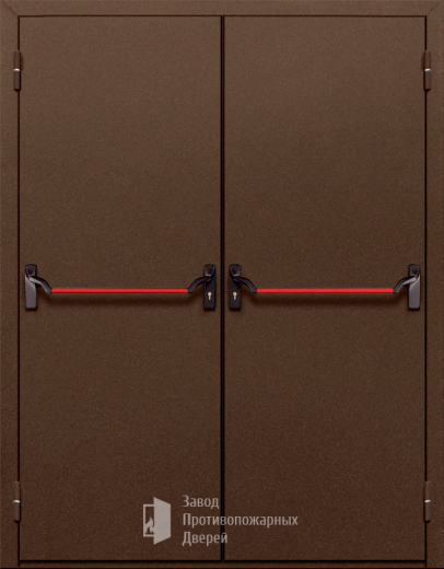 Фото двери «Двупольная глухая с антипаникой №18» в Звенигороду