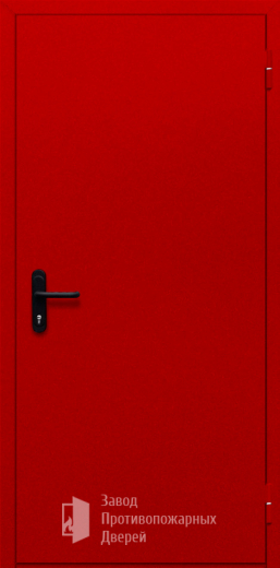 Фото двери «Однопольная глухая (красная)» в Звенигороду
