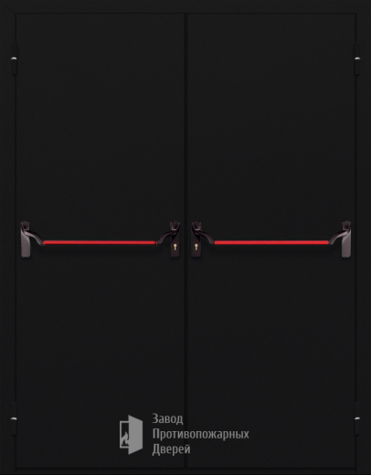 Фото двери «Двупольная глухая с антипаникой №14» в Звенигороду