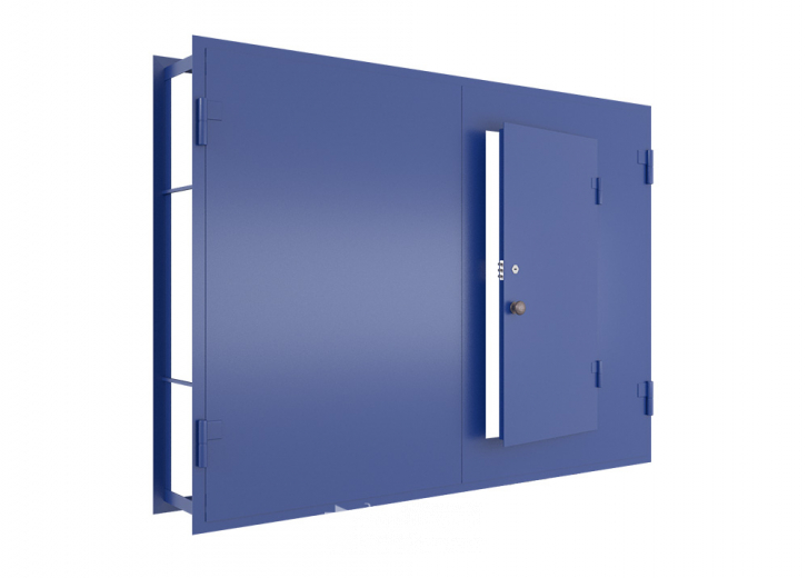 Фото «Противопожарные распашные ворота №6» в Звенигороду