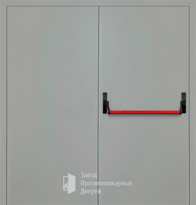 Фото двери «Двупольная глухая с антипаникой (1 створка) EI-30» в Звенигороду