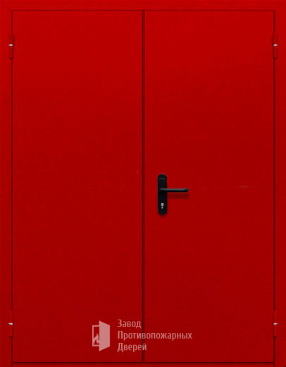 Фото двери «Двупольная глухая (красная)» в Звенигороду