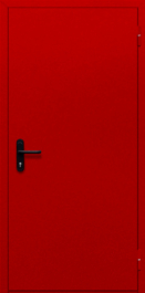 Фото двери «Однопольная глухая (красная)» в Звенигороду