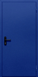 Фото двери «Однопольная глухая (синяя)» в Звенигороду